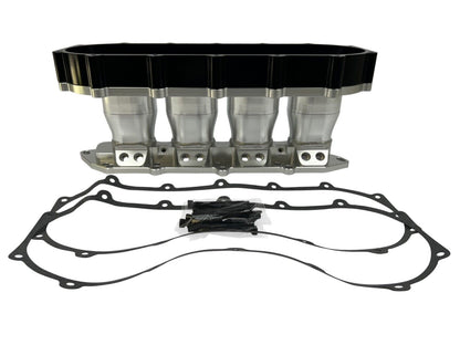 JackSpania Racing billet 2L liter plenum spacer plate for Skunk2 Ultra Race intake manifolds, 90mm engine part.
