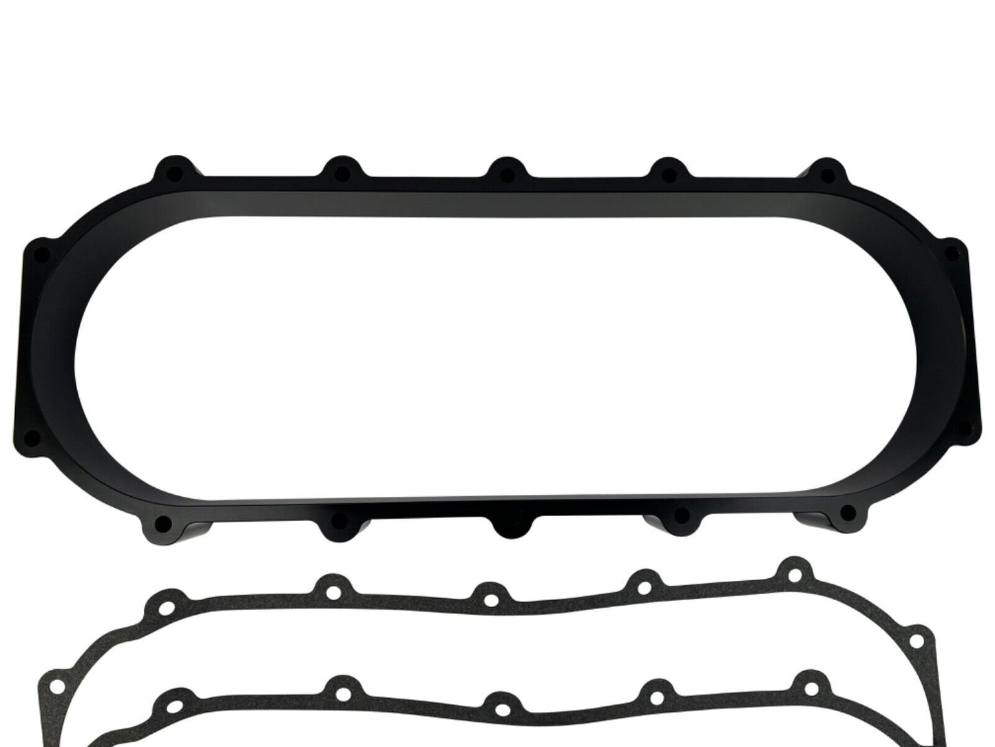 JackSpania Racing billet 2L liter plenum spacer plate for Skunk2 Ultra Race intake manifolds, 90mm engine parts.