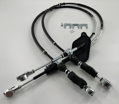 OEM Spec Street Shifter Cables Linkage for Honda Civic Si 2006-2011 by JackSpania Racing, close-up of transmission linkage components