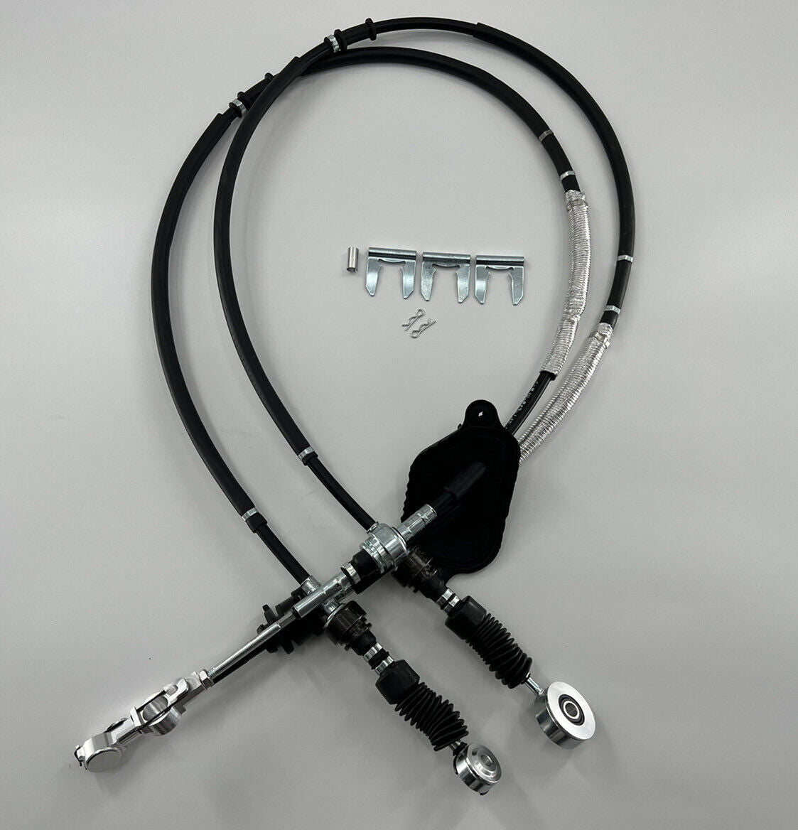 OEM Spec Street Shifter Cables Linkage for Honda Civic Si 2006-2011 by JackSpania Racing, showing transmission linkage components.