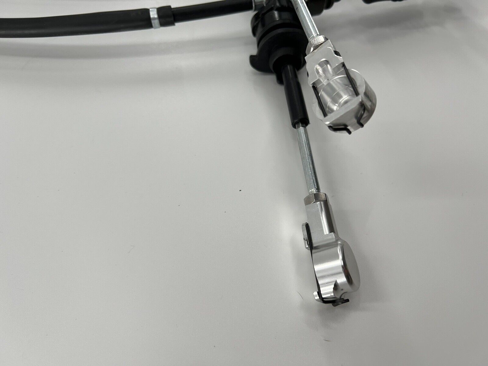 OEM Spec Street Shifter Cables Linkage for Honda Civic Si 2006-2011 by JackSpania Racing, showing the transmission linkage components.