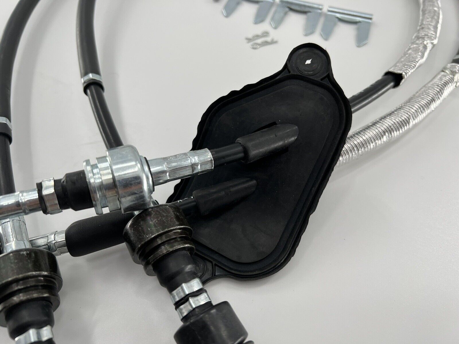 Honda Civic Si 2006-2011 OEM Spec street shifter cables linkage by JackSpania Racing for transmission replacement.