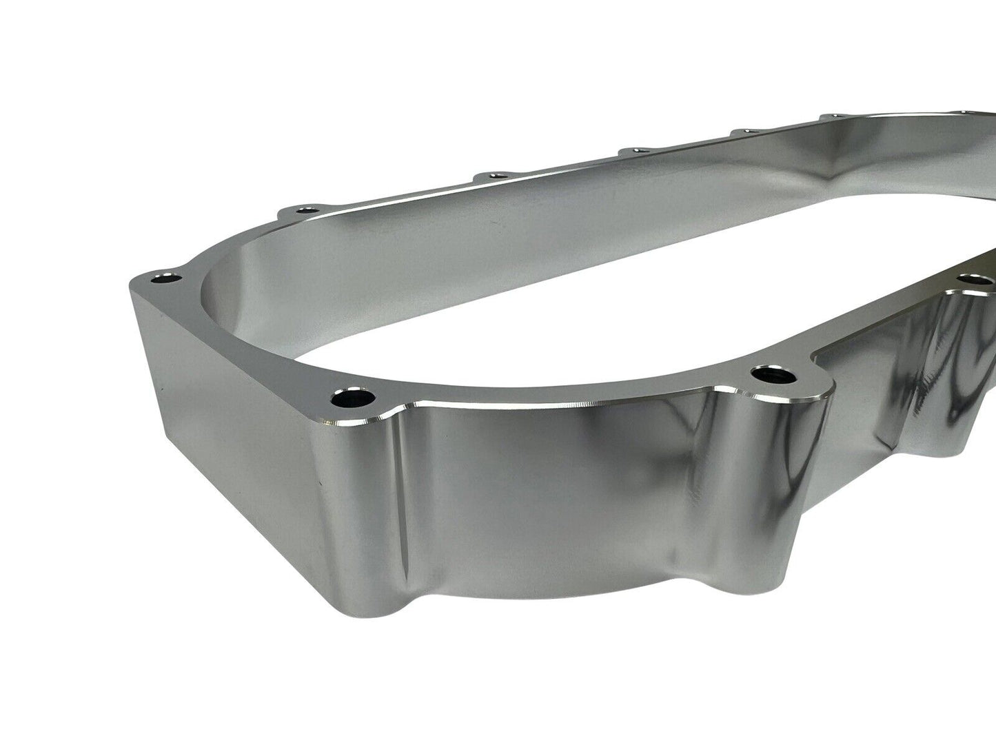 JackSpania Racing billet 2L liter plenum spacer plate for Skunk2 Ultra Race intake manifolds, 90mm engine part.