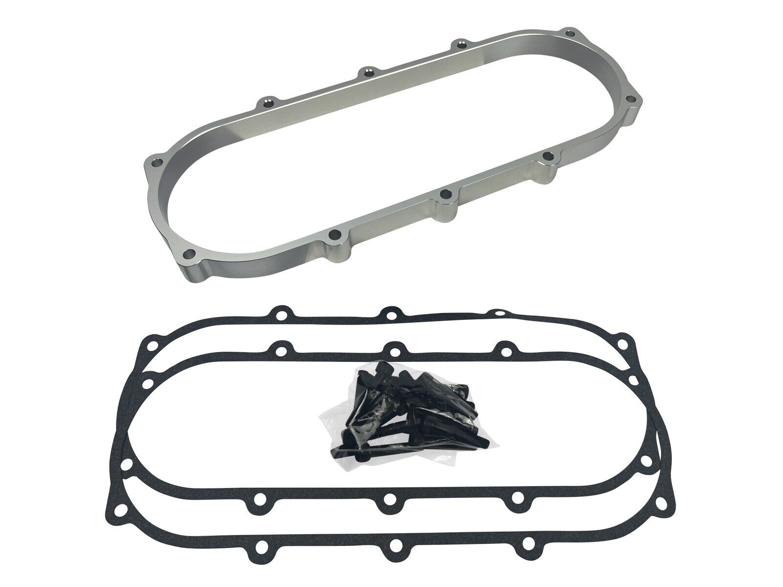JackSpania Racing billet 1L plenum spacer plate for Skunk2 Ultra Race intake manifolds, 90mm engine part, durable metal construction
