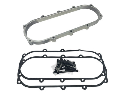 JackSpania Racing billet 1L plenum spacer plate for Skunk2 Ultra Race intake manifolds, 90mm engine part, durable metal construction