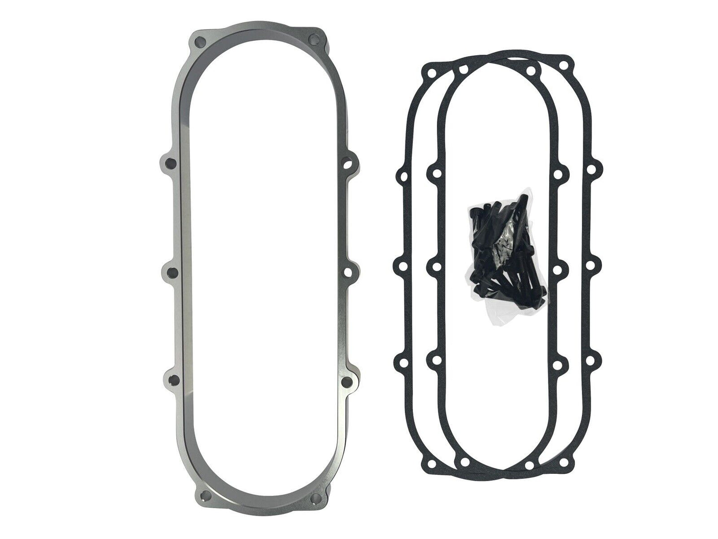 JackSpania Racing billet 1L plenum spacer plate for Skunk2 Ultra Race intake manifolds, 90mm engine parts for performance upgrades.