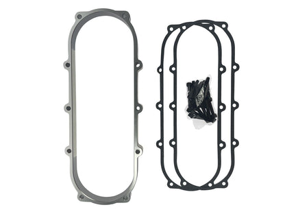 JackSpania Racing billet 1L plenum spacer plate for Skunk2 Ultra Race intake manifolds, 90mm engine parts for performance upgrades.