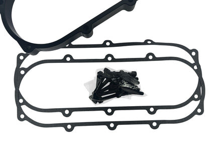 JackSpania Racing billet 1L plenum spacer plate for Skunk2 Ultra Race intake manifolds, 90mm, engine parts for performance upgrades.