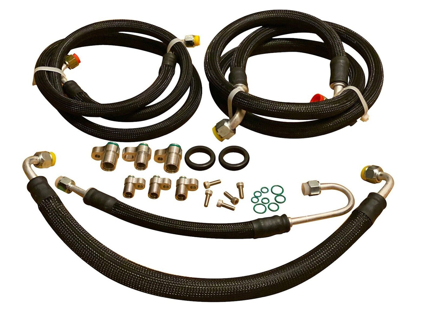 JackSpania Racing K Series K20 K24 AC line tuck for Honda Acura Integra EG EK DC2 K swap condenser engine parts