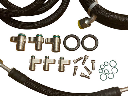 JackSpania Racing K Series K20 K24 AC line tuck for Honda Acura Integra EG EK DC2 K swap condenser engine part