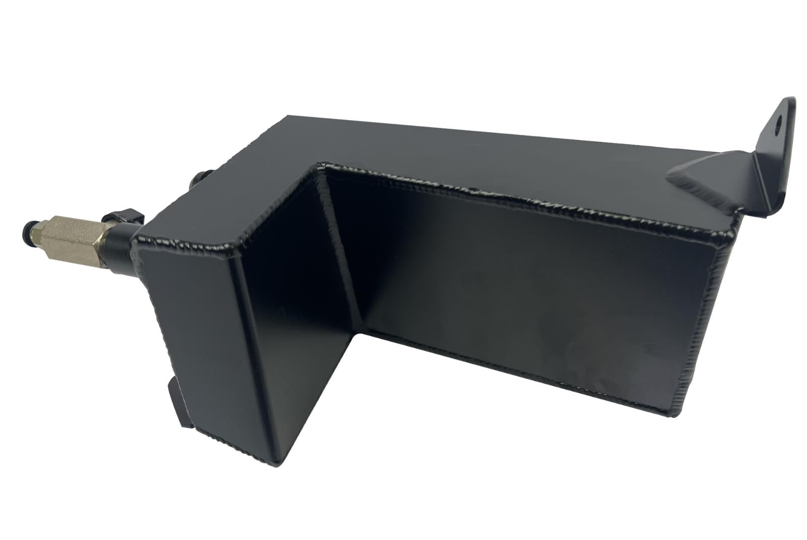 JackSpania Racing K Series K Swap Tucked Oil Catch Can installed in a Honda Civic EG or Acura Integra K20 K24 engine bay