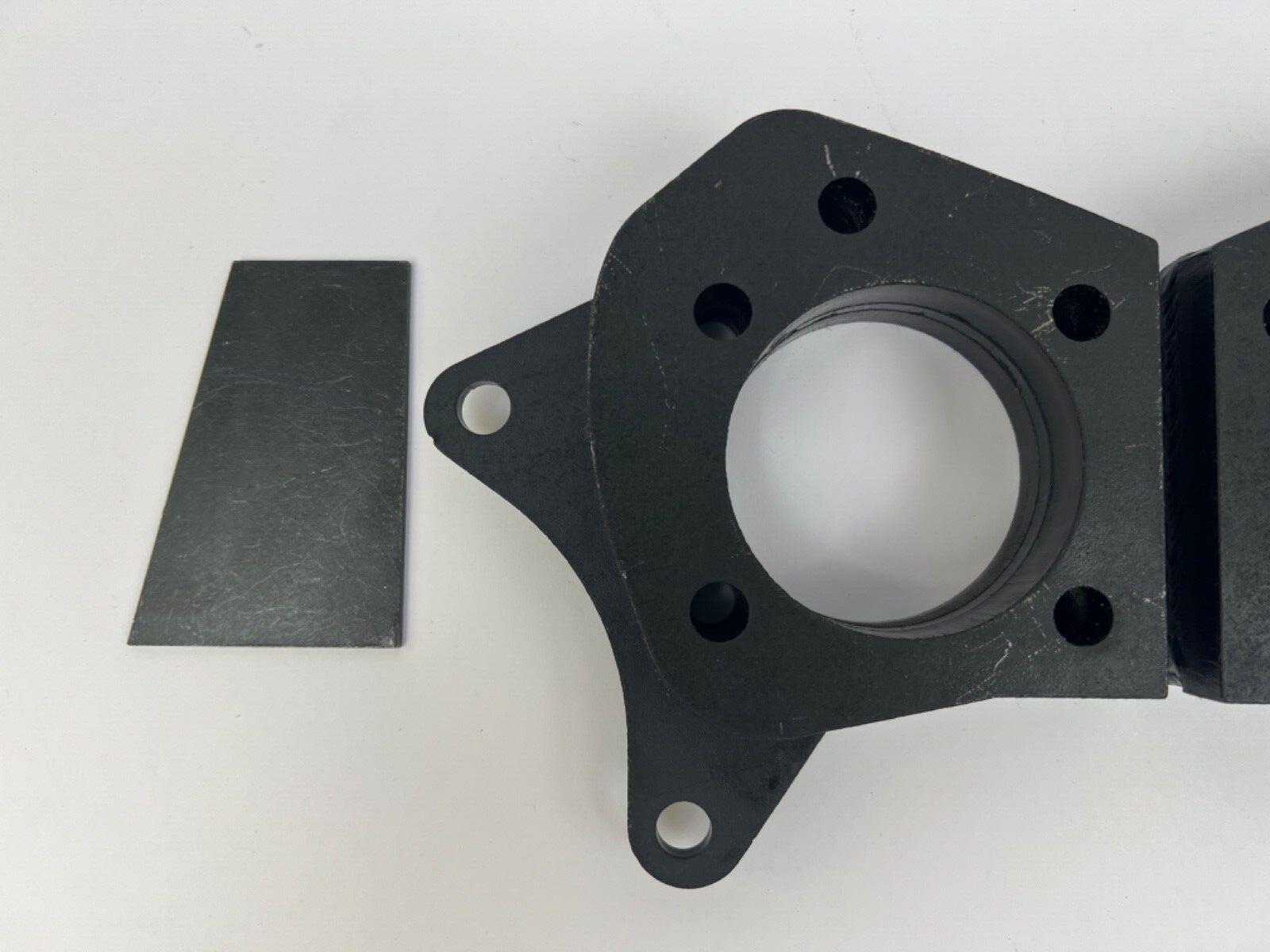 Steel trailing arm plates for Honda Acura Civic EG EK and Integra DC2 suspension, designed for improved stability and durability.
