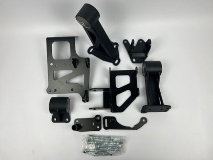 JackSpania Racing J Series engine mounts for Honda Civic EG and Acura Integra DC2, made of durable 85A polyurethane material.