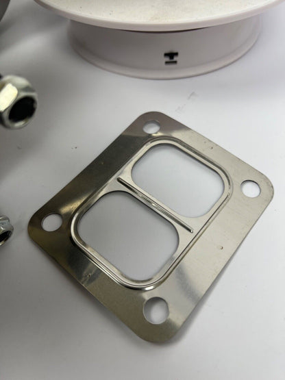 JackSpania Racing B Series Turbo Manifold for B16, B18, B20 engines, front-facing T4 exhaust manifold with 44mm ports.
