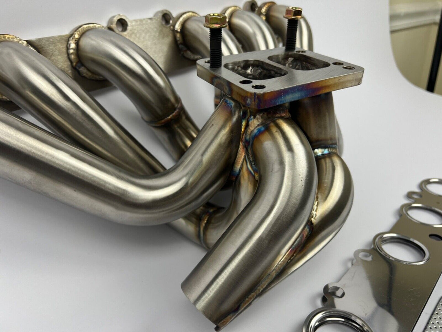 Supra 2JZ GE Turbo Manifold Divided Twin Scroll T3 T4 2J Swap MK4 IS300 SC300 SS - JackSpania Racing