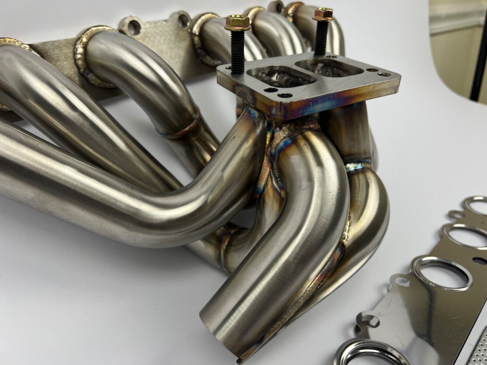 Supra 2JZ GE Turbo Manifold Divided Twin Scroll T3 T4 2J Swap MK4 IS300 SC300 SS - JackSpania Racing
