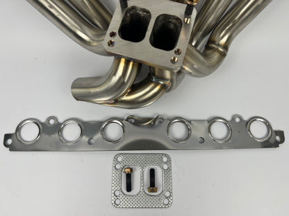 Supra 2JZ GE Turbo Manifold Divided Twin Scroll T3 T4 2J Swap MK4 IS300 SC300 SS - JackSpania Racing