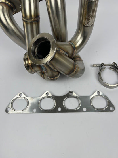 B Series Top Mount Turbo Manifold AC Compatible B16 B18 B20 Precision PTE Vband - JackSpania Racing