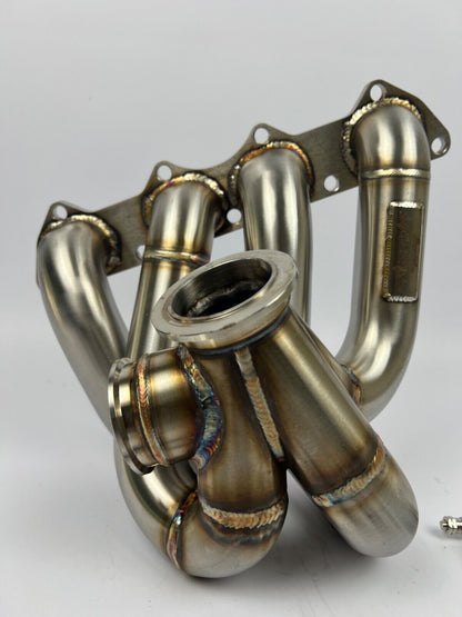 B Series Top Mount Turbo Manifold AC Compatible B16 B18 B20 Precision PTE Vband - JackSpania Racing