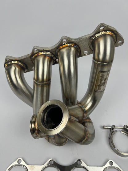 B Series Top Mount Turbo Manifold AC Compatible B16 B18 B20 Precision PTE Vband - JackSpania Racing