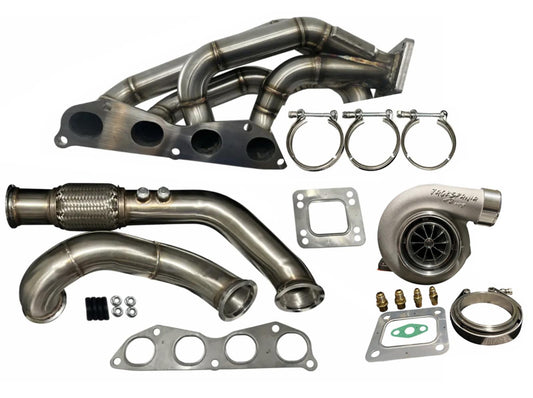 JackSpania Racing RSX EP3 K Series turbo sidewinder manifold with GT35 6262 T3 .82 44mm exhaust for K20 K24 engines
