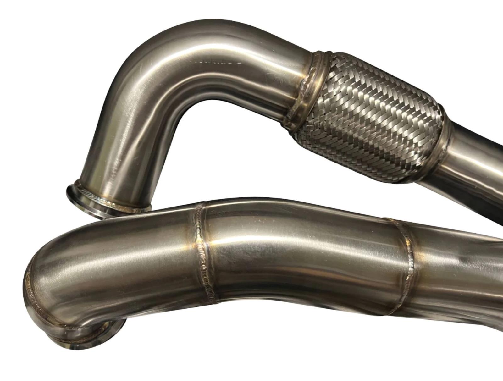 JackSpania Racing RSX EP3 K Series turbo sidewinder exhaust manifold with GT35 6262 T3 .82 44mm flange for K20 K24 engines.