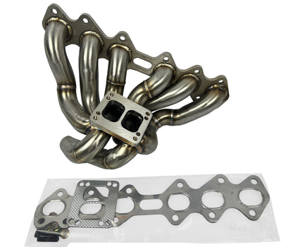 JackSpania Racing equal length top mount T3 T4 turbo manifold for IS300, SC300, 1JZ GTE non-VVTi turbo exhaust system