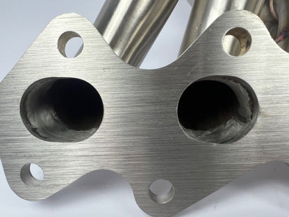Equal length top mount T3 T4 turbo manifold for IS300, SC300, 1JZ GTE, non-VVTi by JackSpania Racing, exhaust part.