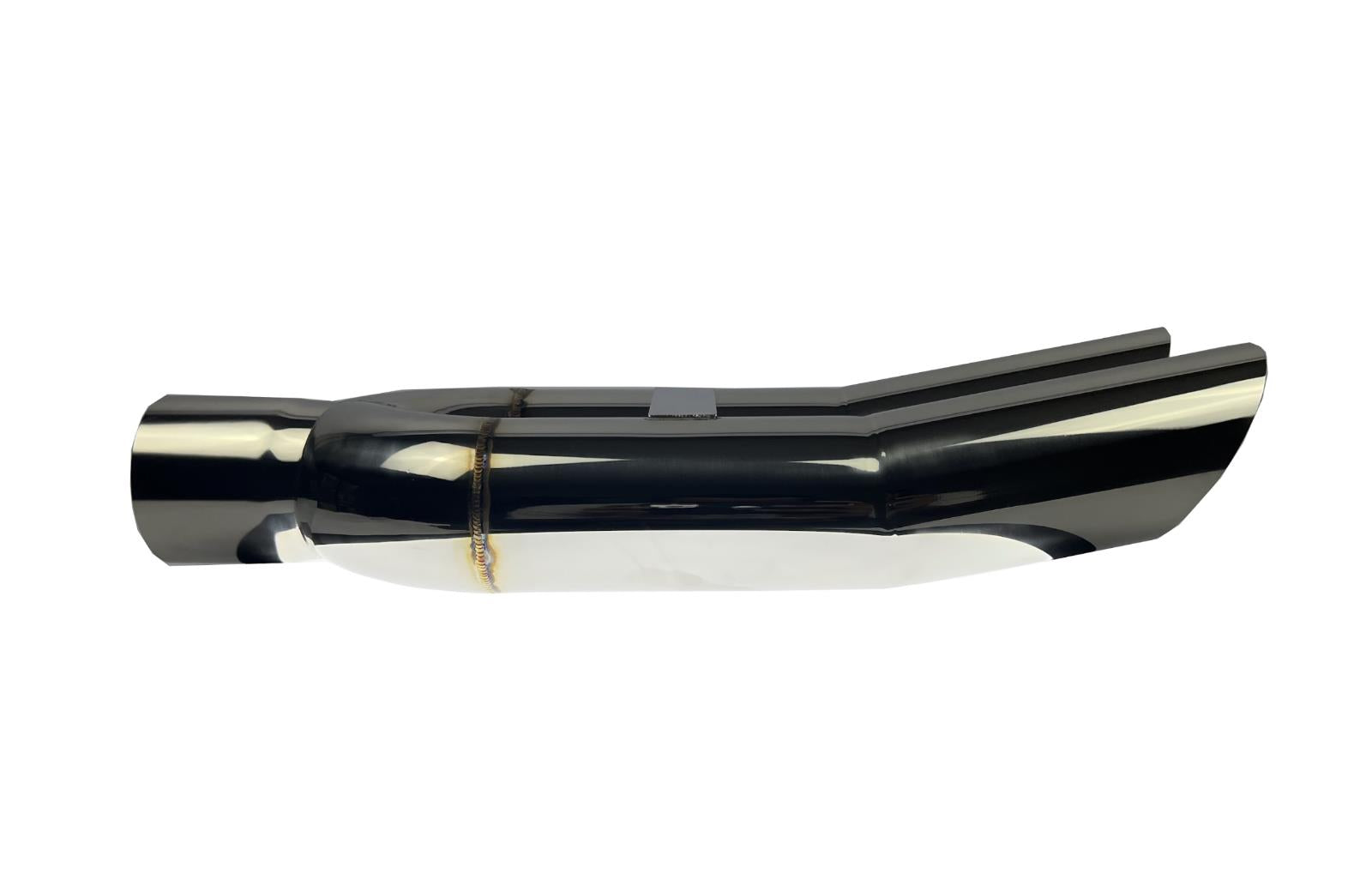 Dual tip stainless steel blast pipe for Bosozoku style exhaust, 3-inch version from JackSpania Racing, designed for performance vehicles.