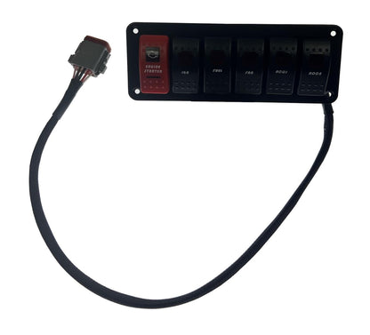 6 Gang Electronic Switch Panel Universal Circuit Control Relay Toggle Rocker - JackSpania Racing