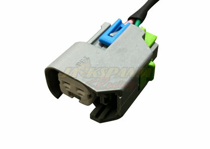 JackSpania Racing LS wire harness adapter for Mini Delphi Multec to USCAR EV6 fuel injectors, engine parts for vehicle repair