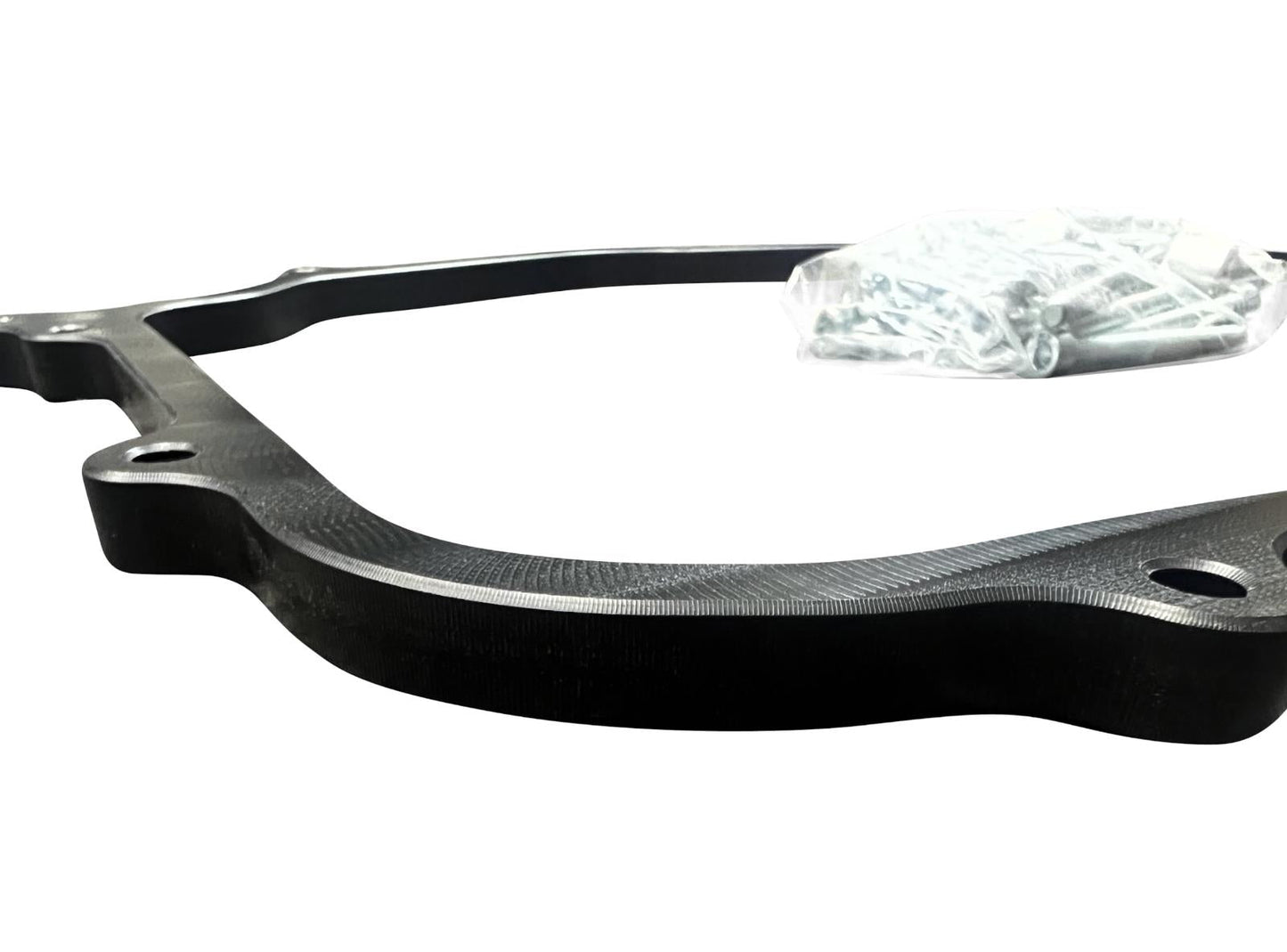 JackSpania Racing engine intake manifold plenum spacer for Nissan 350Z and Infiniti G35 VQ35 engine, 1/2 inch thick.