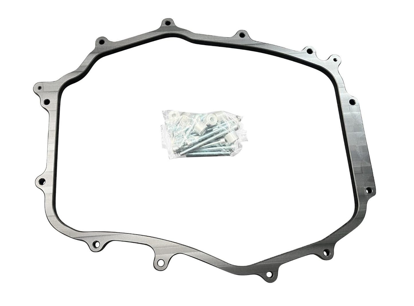 JackSpania Racing engine intake manifold plenum spacer for Nissan 350Z and Infiniti G35 VQ35, 1/2 inch thick, automotive engine part