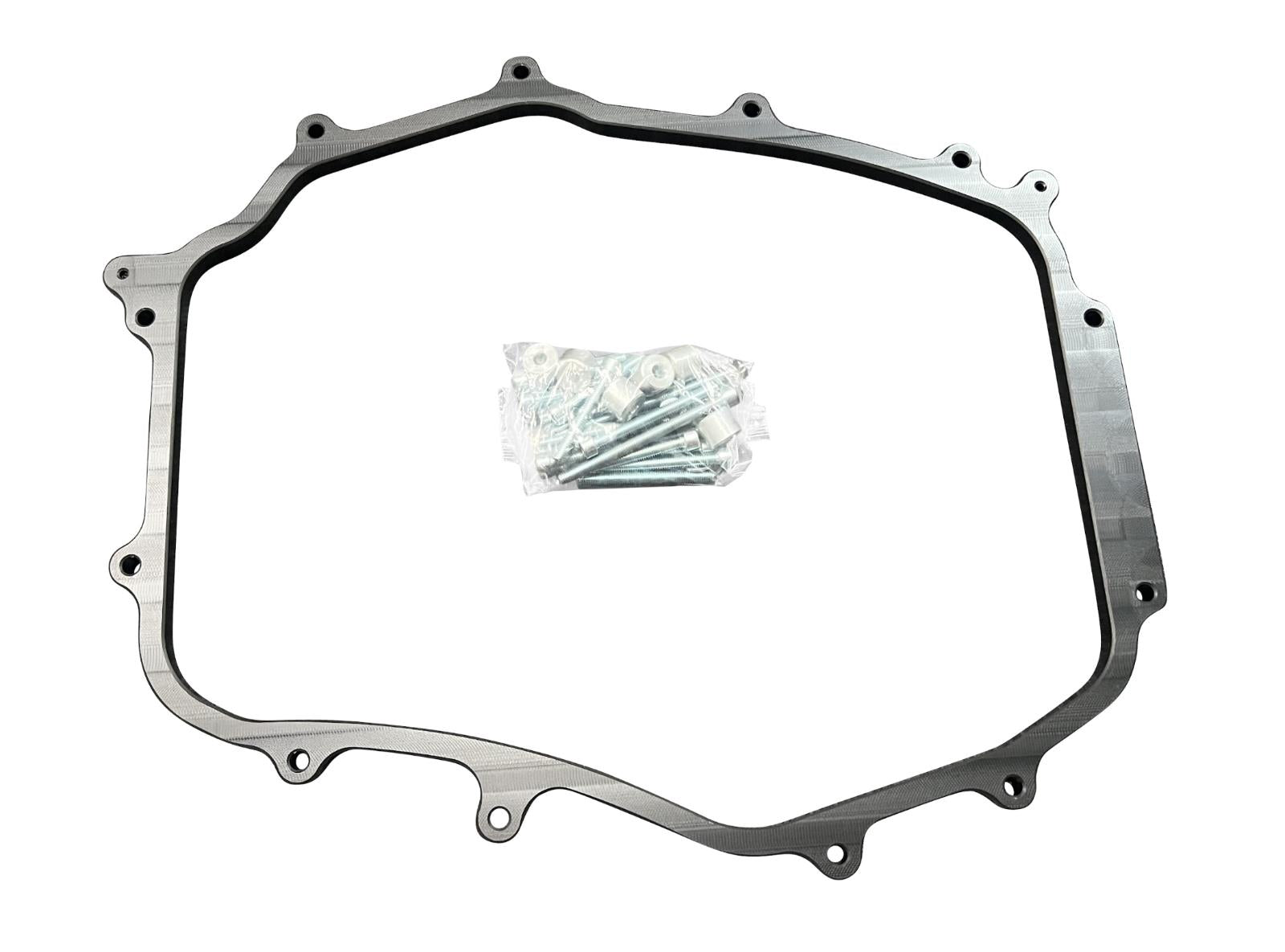 JackSpania Racing engine intake manifold plenum spacer for Nissan 350Z and Infiniti G35 VQ35, 1/2 inch thick, automotive engine part