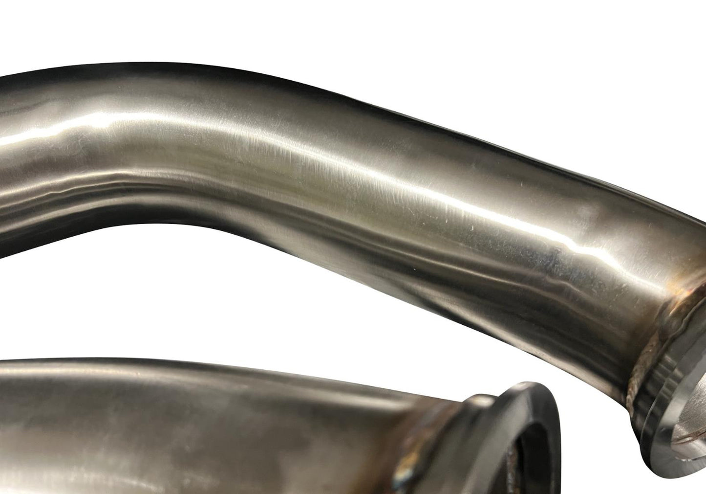 JackSpania Racing K Series Sidewinder manifold down pipe for Honda K20, K24 engines, compatible with Acura RSX Type S and Civic Si EP3