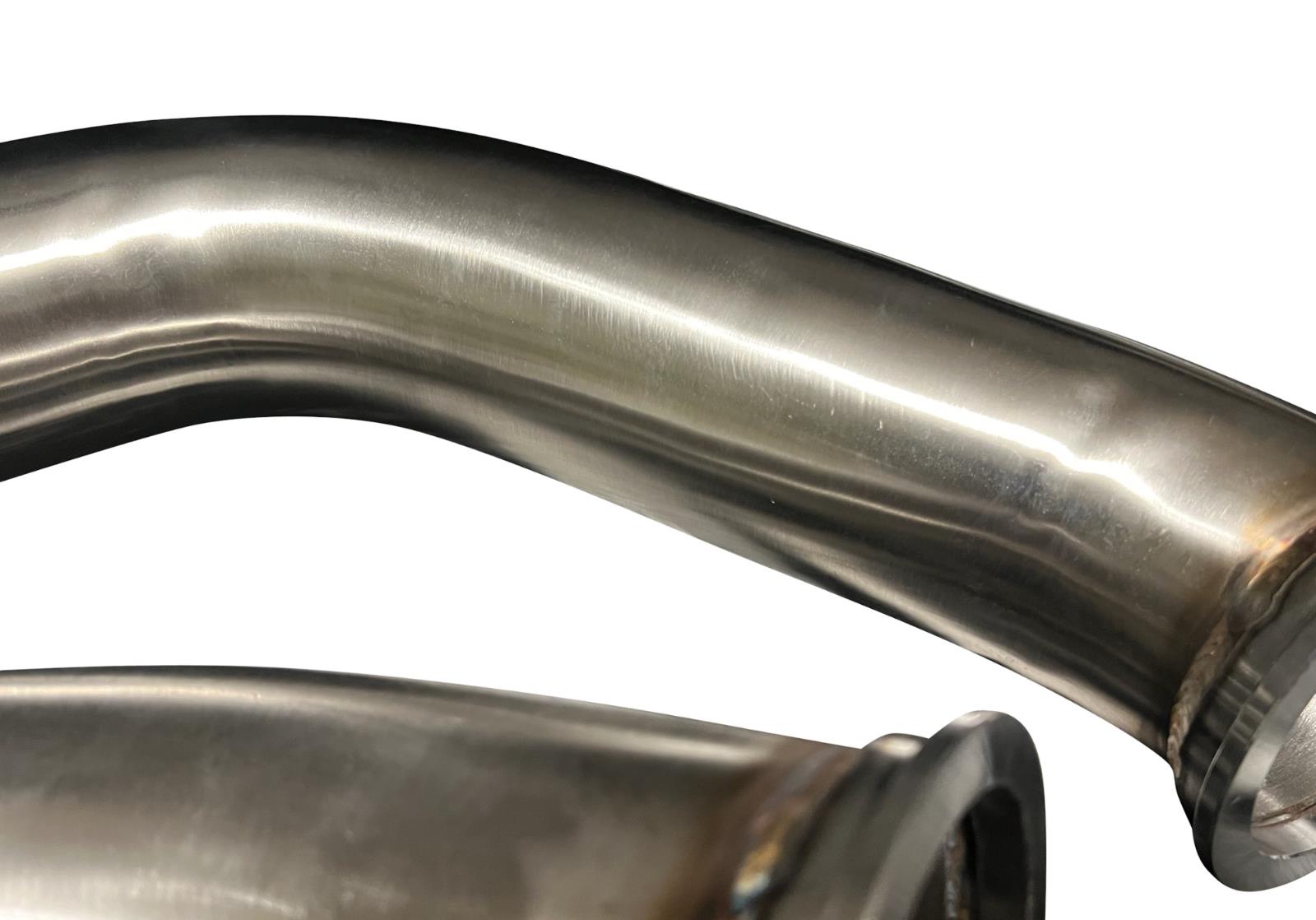 JackSpania Racing K Series Sidewinder manifold down pipe for Honda K20, K24 engines, compatible with Acura RSX Type S and Civic Si EP3