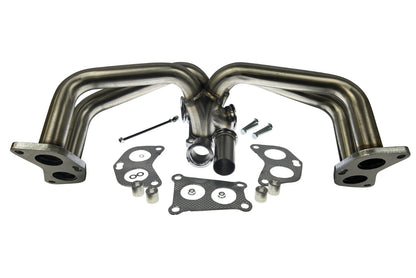 JackSpania Racing turbo header manifold for Subaru Impreza WRX 2015-2020, equal length exhaust part in 304 US stainless steel.