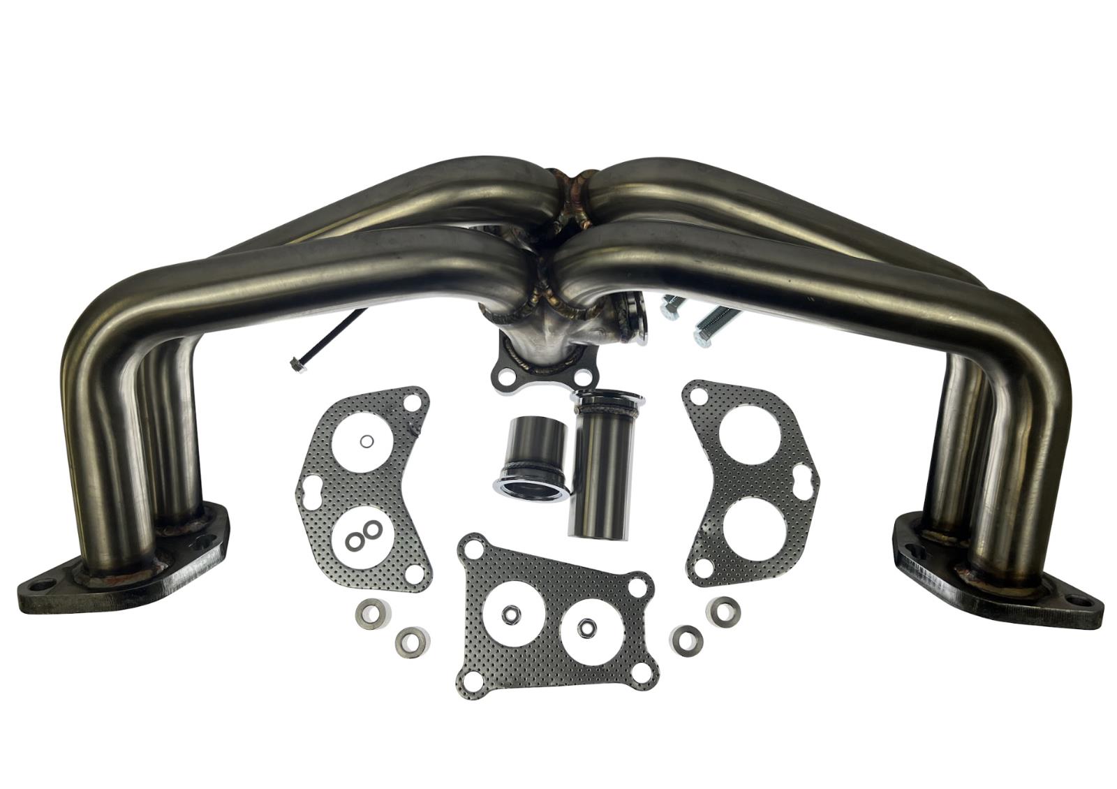 JackSpania Racing turbo manifold for Subaru Impreza WRX 2015-2020, equal length exhaust header in polished stainless steel.