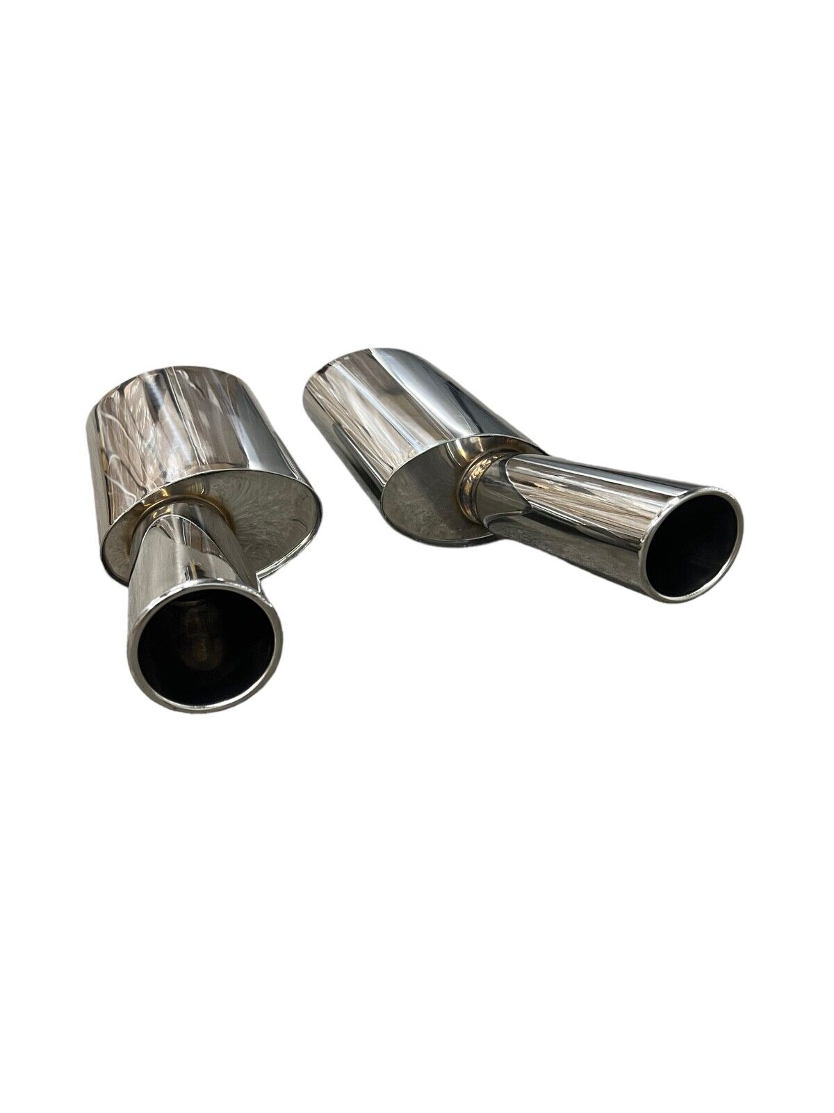 JackSpania Racing Fireball Mega Blastpipe muffler VIP tip, dual 2.5" and 3" exhaust parts, left and right side, automotive exhaust system