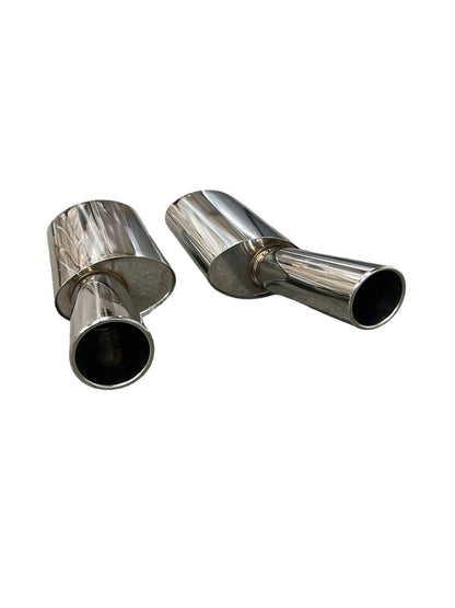 JackSpania Racing Fireball Mega Blastpipe muffler VIP tip, dual 2.5" and 3" exhaust parts, left and right side, automotive exhaust system