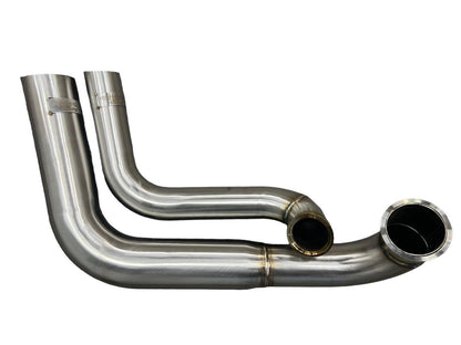 K-Series Hood Exit Wastegate Dump Tube, 60mm, for K20/K24 Sidewinder, compatible with TiAL, made by JackSpania Racing.