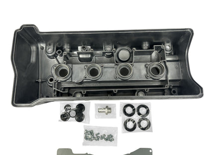 Cast aluminum K Series vented valve cover baffle for Honda Acura K20 K24 engines by Jack Spania Racing.