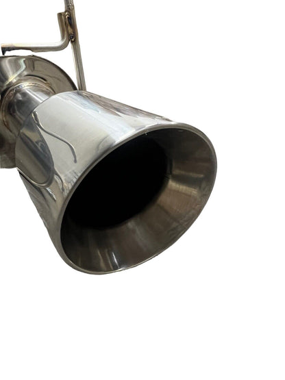 Stainless steel 2.5-inch exhaust system and muffler for 2007-2011 Honda CR-V, compatible with JackSpania Racing exhaust parts.