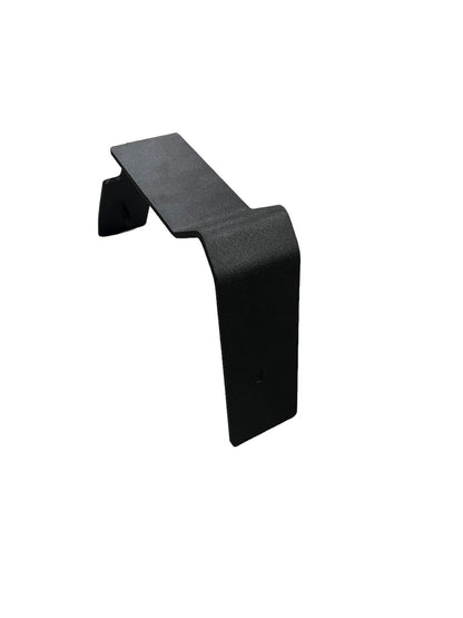 JackSpania Racing Steel K Series Scatter Shield for K20 and K24 transmission braces, showcasing durable metal construction and mounting features.