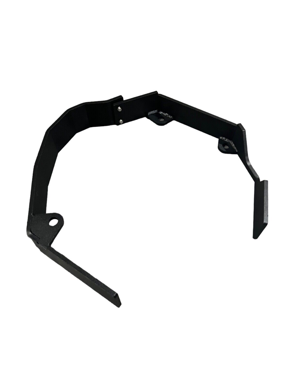 Steel B Series Scatter Shield Trans Transmission Brace from JackSpania Racing, shown in a close-up of the durable automotive part.