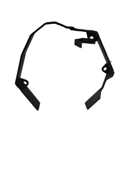 Steel B Series Scatter Shield Trans Transmission Brace by JackSpania Racing, shown on a transmission part.