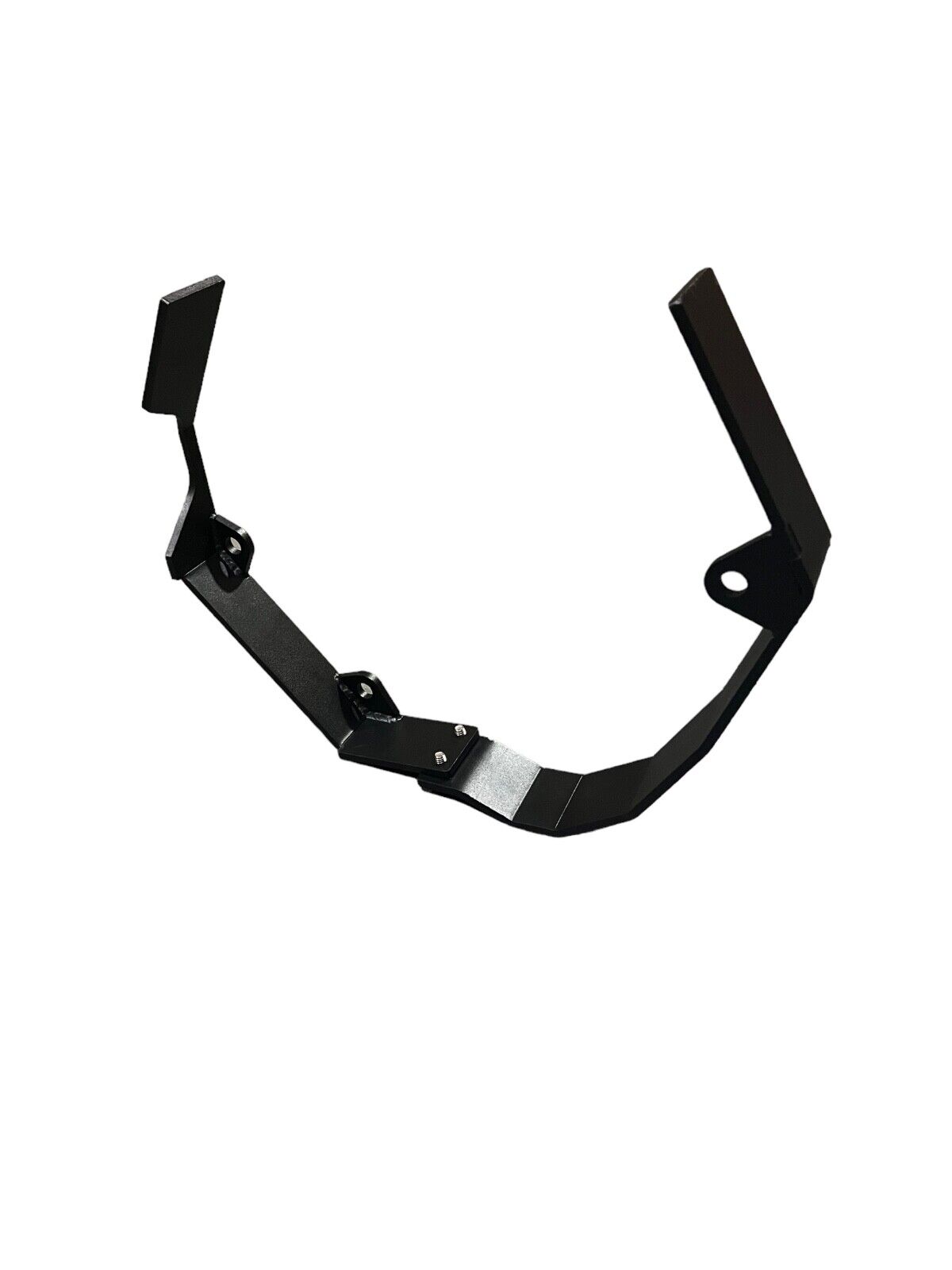 Steel B Series Scatter Shield Trans Transmission Brace by JackSpania Racing, showing the durable metal construction and mounting features.