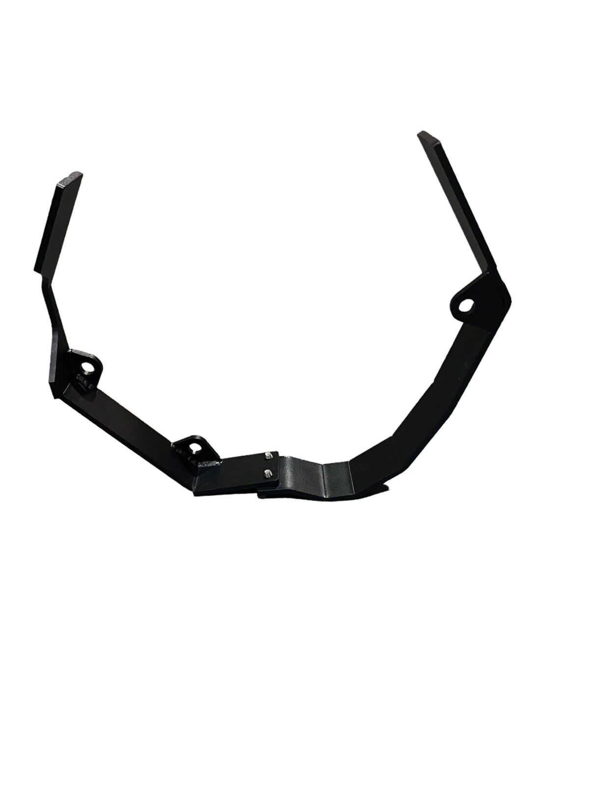 Steel B Series Scatter Shield Trans Transmission Brace by JackSpania Racing, showing durable metal construction and mounting details.