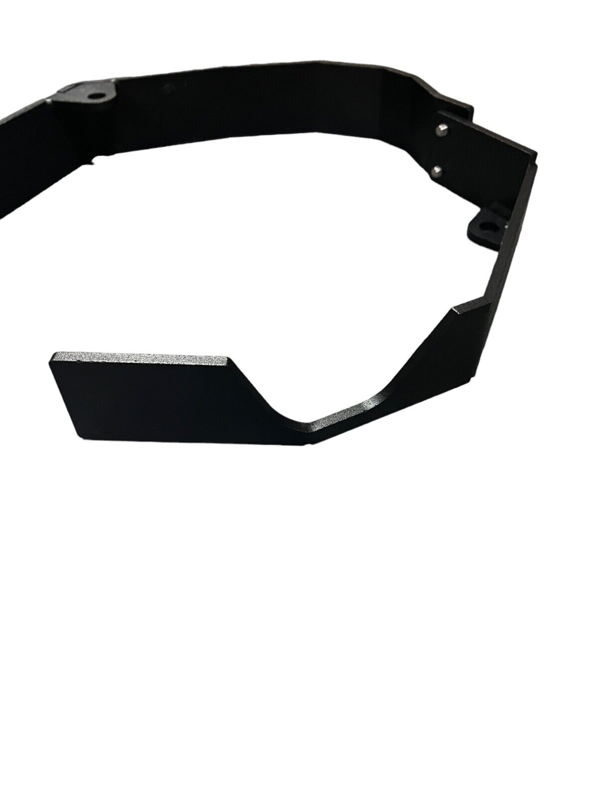 Steel B Series Scatter Shield Trans Transmission Brace by JackSpania Racing, showcasing durable steel construction and mounting features.