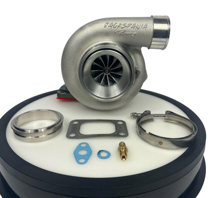JackSpania Racing GT35 GTX3582 billet wheel turbo with T3 V-band turbine housing and T51R mod, 0.82 A/R for engine performance